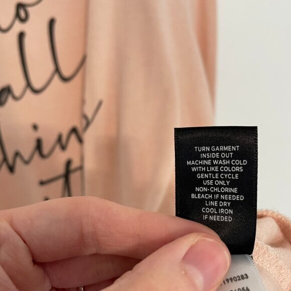 TORRID 1 Plus Size With Love Light Pink Hacci Raglan Sweatshirt Graphic Pullover - Picture 11 of 16